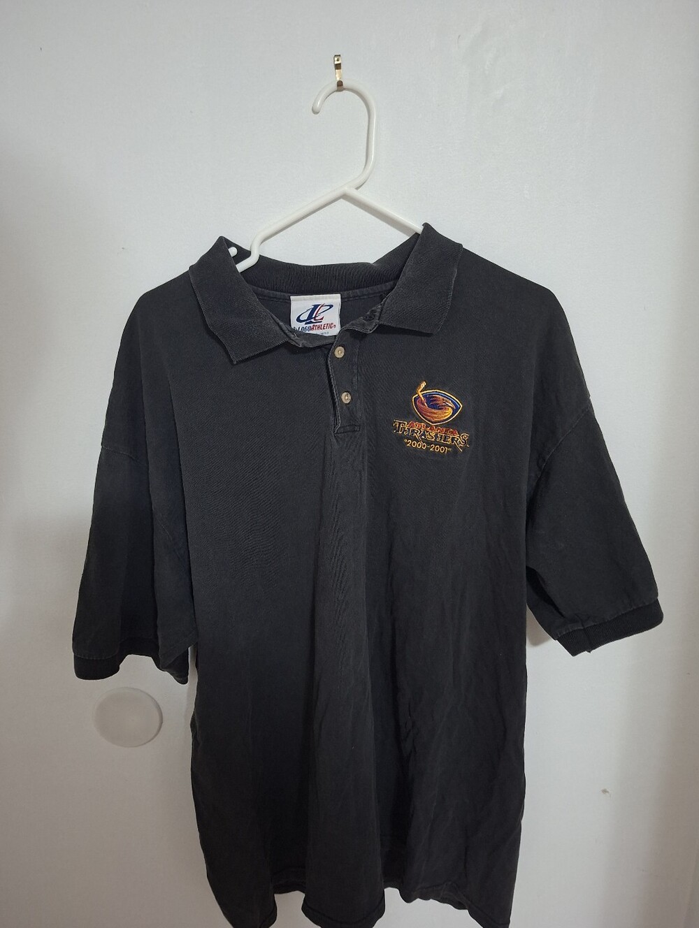 Vintage Atlanta Thrashers 2000-2001 NHL Logo Athletic Polo Shirt Vintage
